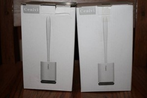 2 Cenivi toilet brushes with wall mount