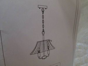 New hanging chandelier