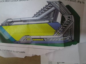 Truck cargo bed rack