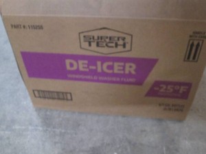 6 Gallons of Super Tech -25 degree windshield washdeicer fluid
