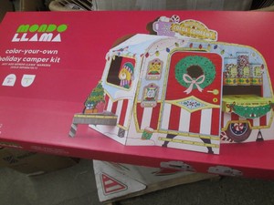 Color your own holiday camper kit