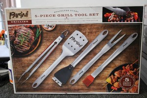 5 Piece grill tool set