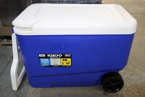 IGLOO Wheelie cool 38qt cooler with handle and wheels
