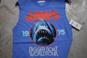 Case of 12 boys size M Jaws tank tops great for resellers