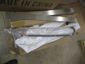 2-Kawasaki shift cables and 4pc 24in stainless steel kick plates