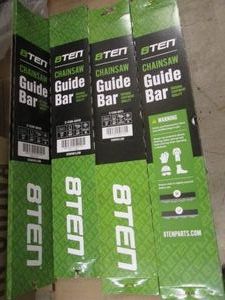 4pack 13in 8ten chainsaw guide bars