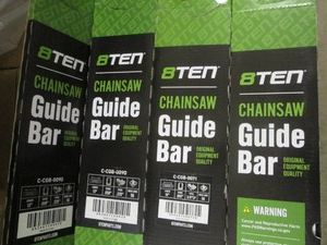4pack 13in 8ten chainsaw guide bars