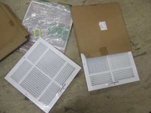 14x14in 4-way ceiling air duct vent covers and 14x16in replacement oven exhaust filtervents