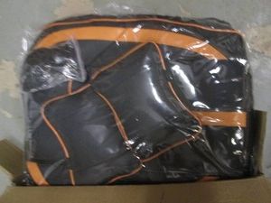 Breathable leather tailored black and orange seat covers for 1999-2026 Toyota Rav4