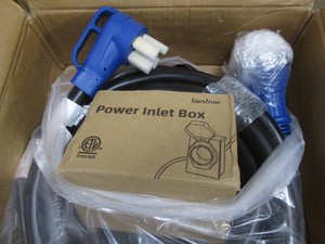 50a 25ft generator power cord & inlet box