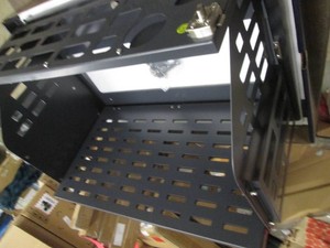 Rear door tailgate table and molle panel