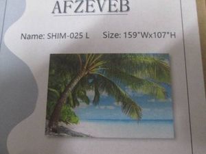 Beach Themed 159x107in wallpaper mural