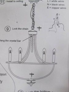 Large metal multi-bulb Chandelier Pendant Light fixture