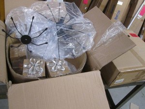 (2) GLWET ceiling light fixtures