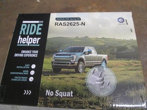 Ride helper spring kit Rear airbag suspension kit for 2017-2023 Ford F-250, F-350, F-450 truck towing w5000 lb load level capacity