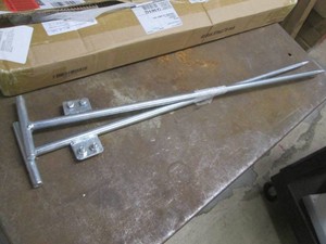 2pc cold galvanized grounding stake rod for antennasatellite dishelectric fence