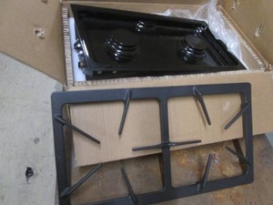 2-burner gas stove cartridge black