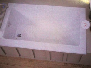 52 x 32 Acrylic left drain tub