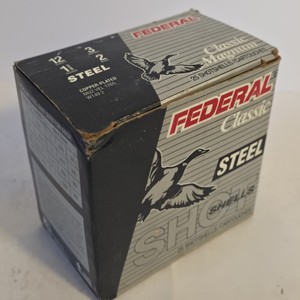 Federal Classic Steel 12 Gauge 3 #2 Shotshells