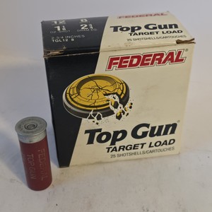 Federal Top Gun Target Load 12 Gauge 2 34 No. 8 Shot