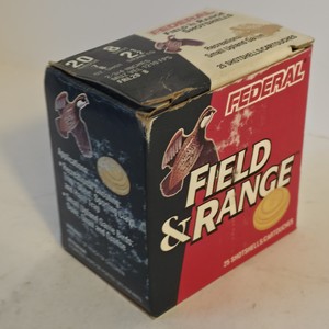 Federal Field & Range 20 Gauge 2 34 No. 8 Shot