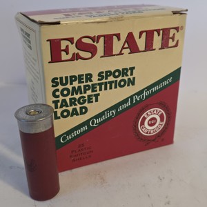 Estate Super Sport Competition Target Load 12 Gauge 2-34 #7-12 Shotshells