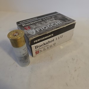 Fiocchi Performance Buckshot 10 12 Gauge 70mm