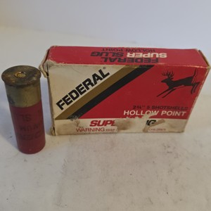 Federal Super Slug Hollow Point 12 Gauge 2-34 1 oz