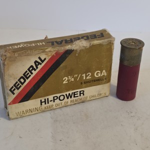 Federal Hi-Power 12 Gauge 2-34 Shotshell Ammunition