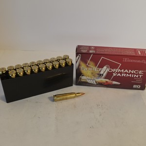 Hornady Superformance Varmint .22-250 Remington 50 Grain V-MAX Ammunition