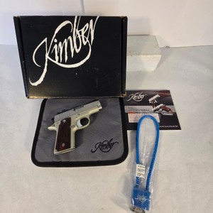 Kimber Micro Carry .380 ACP Two-Tone Semi-Automatic Pistol with Kimber Case & Accessories