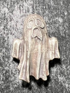 4 TROY OZ .999 FINE SILVER HAND POURED GHOST BAR