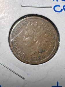 1884 US INDIAN HEAD CENT