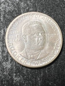 1947 US BOOKER T. WASHINGTON COMMEM HALF DOLLAR