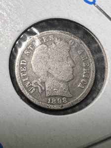 1898-O US BARBER DIME