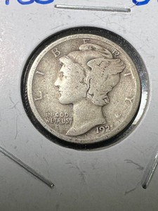 1921 US MERCURY DIME