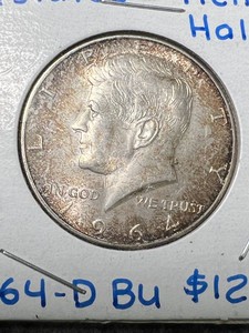 1964-D US KENNEDY HALF DOLLAR BU