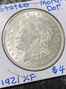 1921 US MORGAN SILVER DOLLAR