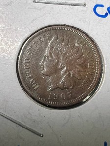 1907 US INDIAN HEAD CENT