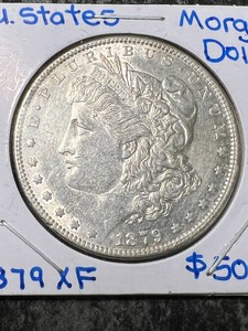 1879 US MORGAN SILVER DOLLAR