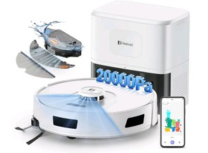 Redroad R11 Robot Vacuum and Mop with Self-Emptying Base $299.99 Retail - Brand New