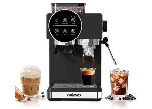 Cusimax 20-Bar Espresso Machine with Grinder and Steam Wand $269.99 Retail - Brand New