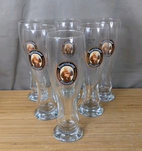 Franziskaner Weissbier 0.5L Wheat Beer Glasses 6-Piece Set J