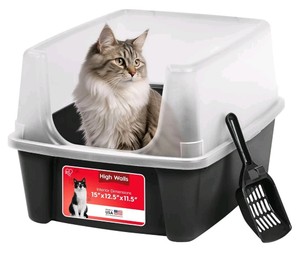 Large High Sided Cat Litter Box - Brand New