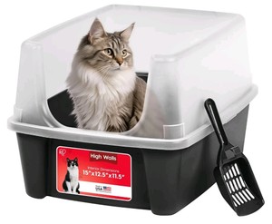 Large High Sided Cat Litter Box - Brand New