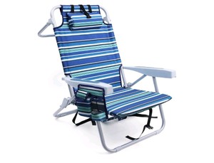 Folding Beach Chair with Cooler Pouch $49.99 Retail - Brand New