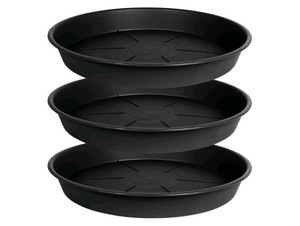 22-Inch Heavy Duty Plastic Plant Saucers or Chicken Feeders 3-Pack $34.99 Retail - Brand New