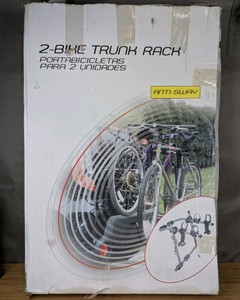 Anti-Sway 2-Bike Trunk Mount Car Bike Rack $49.99 Retail - Brand New J