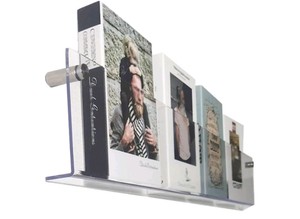 Clear Acrylic Wall-Mounted Magazine Racks 47.2-Inch 2-Pack $49.99 Retail - Brand New