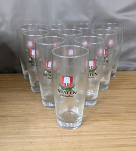 Spaten Munchen Beer Glasses 10-Piece Set J